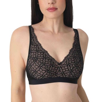 sassa BH Happy Choice Soft Bra Sort polyamid C 85 Dame