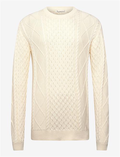 Knowledge Cotton Apparel | Organic Cotton Cable Knit - Regener | XL