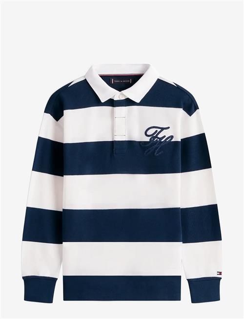 Tommy Hilfiger | Th Script Graphic Rugby Polo Ls | 140