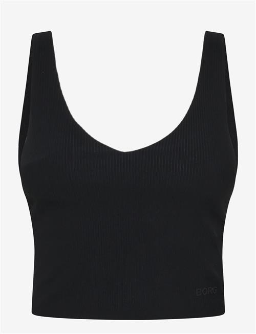 Björn Borg | Studio Ribbed V-Neck Top | XXL