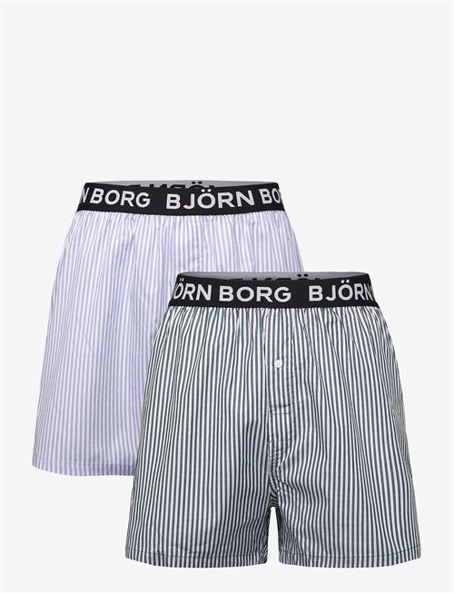 Björn Borg | Cotton Stretch Logo Woven Boxer Shorts 2P | L