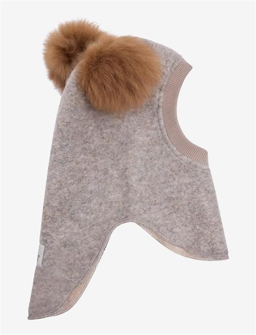 Huttelihut | Balaclava Wool Alpaca Pompoms | 48\6-12M