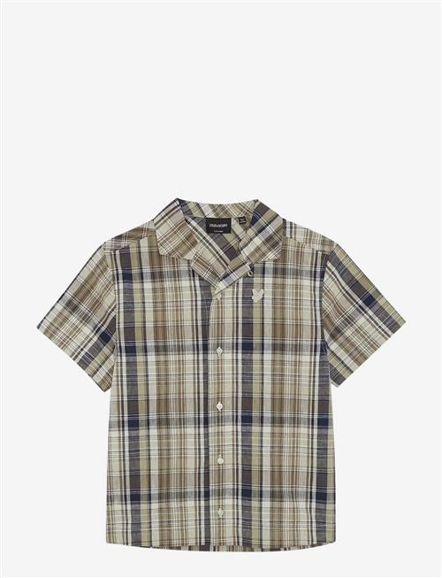 Lyle & Scott | Ss Check Linen Blend Shirt | 170-176