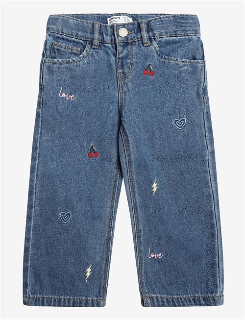 name it | Nmfrose Wide Emb Jeans 4999-Za | 80