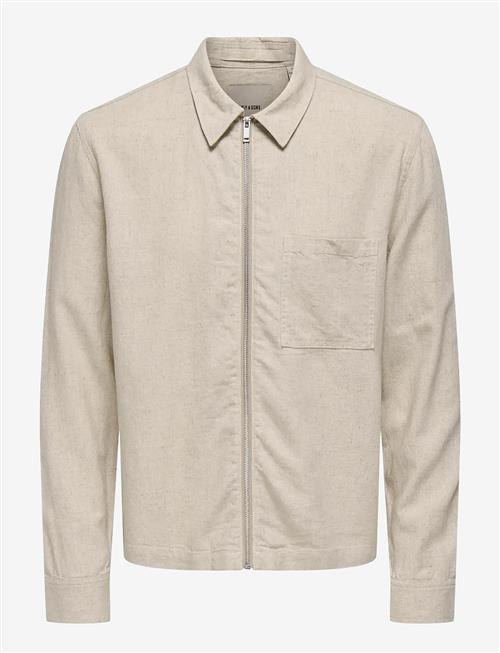 ONLY & SONS | Onstroy Ls Reg 0569 Zip Shirt Frml | XL