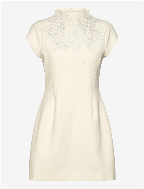 Malina | Bethanny Embroidered Fitted Mini Dress | 40