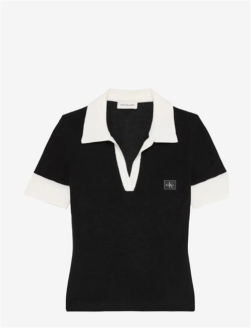 Calvin Klein Jeans | Woven Label Ss Polo | S