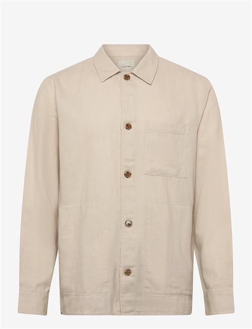 Calvin Klein | Ls Linen Easy Overshirt | XL