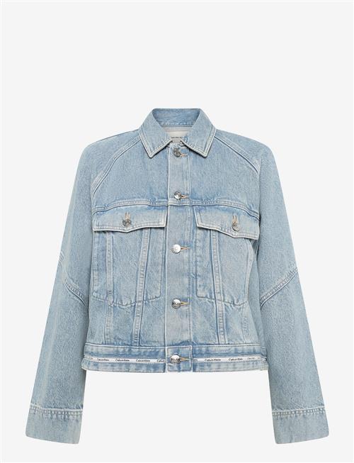 Calvin Klein Jeans | Branded Boxy Denim Jacket Fresh | S
