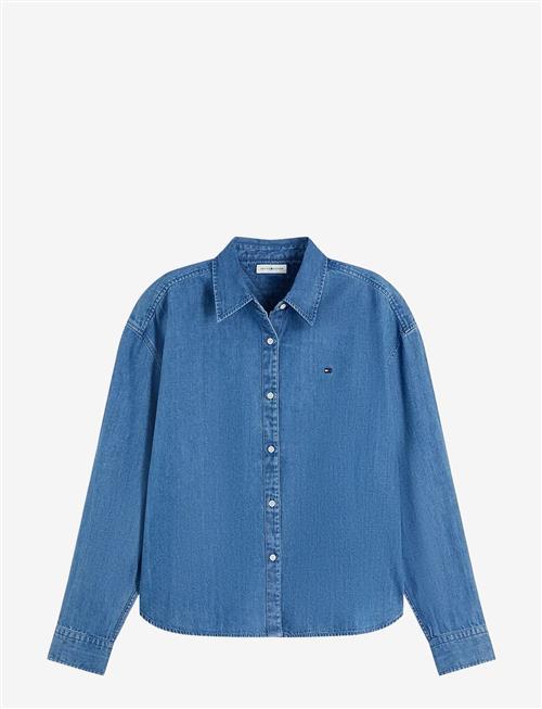 Tommy Hilfiger | Light Denim Boxy Shirt Ls | 34