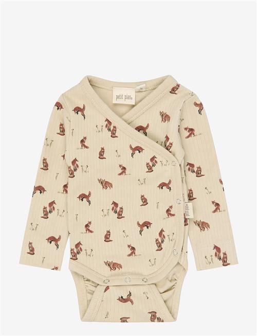 Petit Piao | Ppdinn L_S Body Fold Pointelle Nb | 44