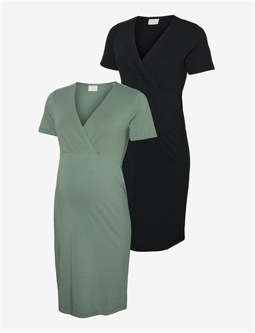 Mamalicious | Mlkerrie Tess Ss Jrs Abk Dress 2F 2-P | XXL