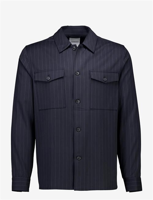 Lindbergh | Striped Superflex Overshirt | L