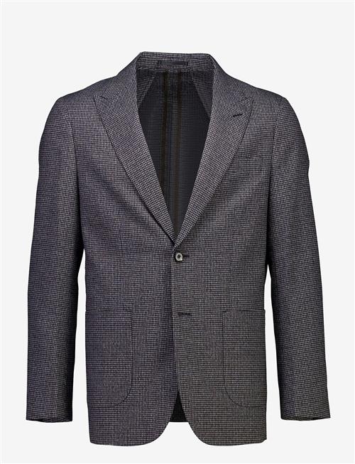 Lindbergh Black | Dobby Check Superflex Unstructured Blazer | 56