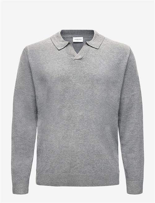 Lindbergh | Soft Viscose Blend V-Neck Polo | L