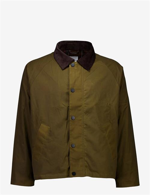 Lindbergh | Waxed Jacket With Corduroy Collar | XXL