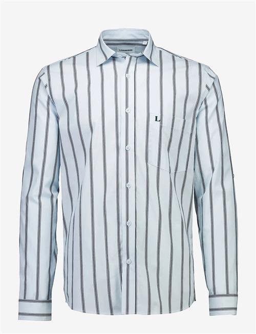 Lindbergh | Striped Dobby Shirt L/S | XL