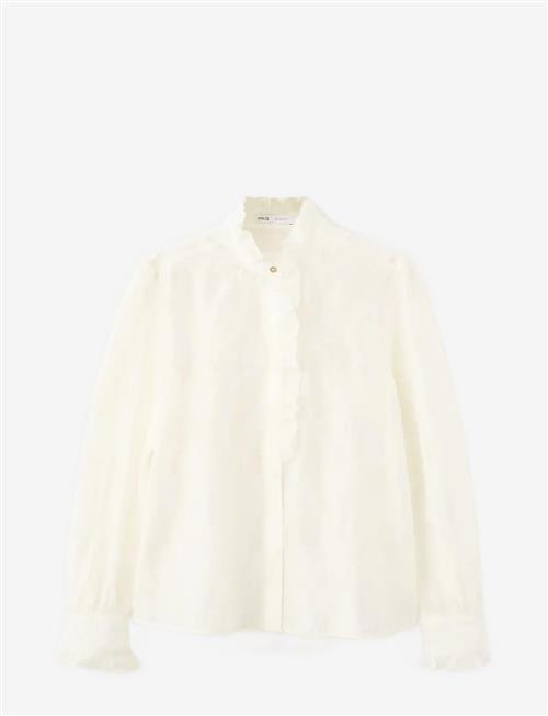 Mango | Lyocell Blouse With Floral Embroidery | XL