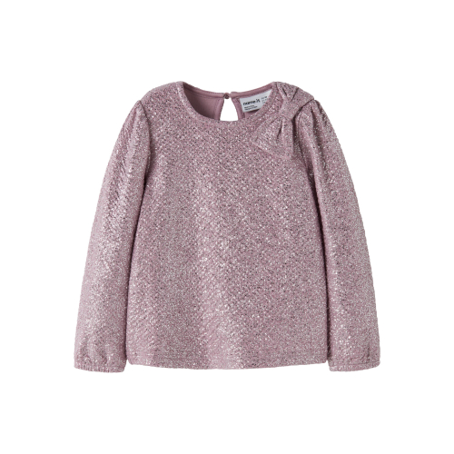 NAME IT Glimmer Bluse Ditsia Mauve Shadows