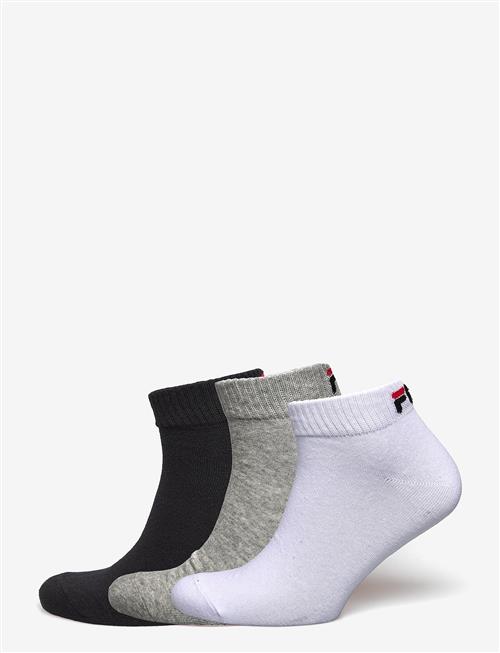 FILA Socks | Fila 3Pk Quarter Plain Socks | 43-46