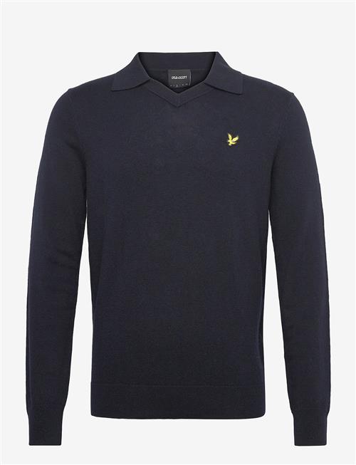 Lyle & Scott | Cotton Merino Football Collar Jumper | M