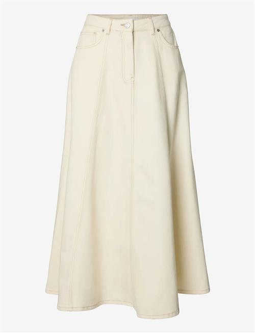 Selected | Slftenna Hw Long Denim Skirt | 38