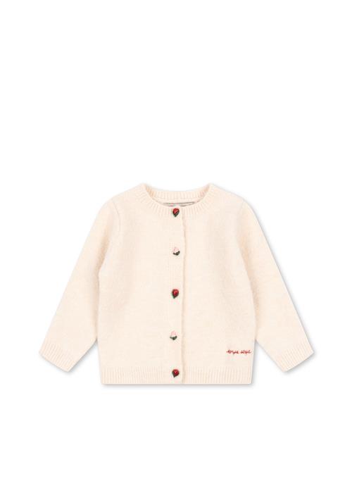 Konges Sløjd Fleuri Cardigan Buttercream  Buttercream-3Y  Hvid  3 år  Piger