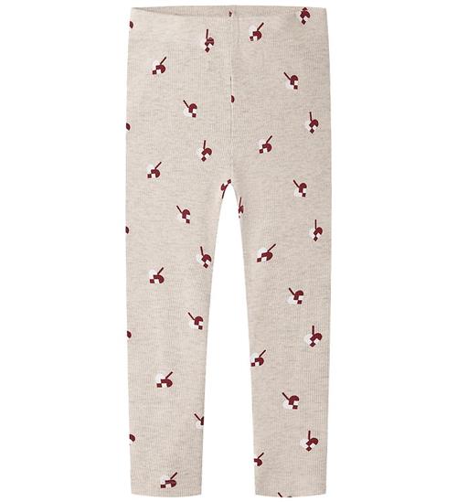 Name It Leggings - Rib - NmfRisakab - Peyote Melange