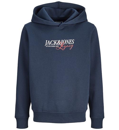 Jack & Jones Hættetrøje - JjJade - Navy Blazer/Big print