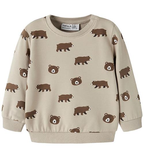 Name It Sweatshirt - NbmVimmer - Island Fossil/Bears