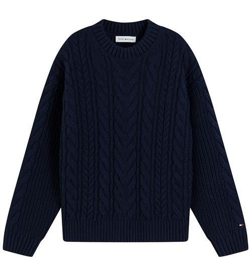 Tommy Hilfiger Bluse - Strik - Dark Blue