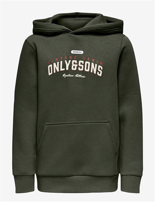 ONLY & SONS | Osjceres Reg Vintage Print Hood Swt Noos | 146-152