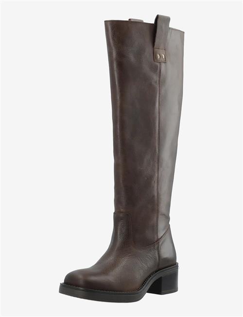 Bianco | Biamary Knee High Pull On Boot Pull Up Leather | 41