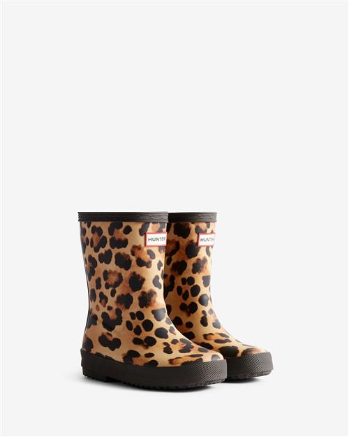 Hunter Kid's First Leopard Print Boot Leopard Print Chocolate Brown 25 EU  Brun  25 EU  unisex