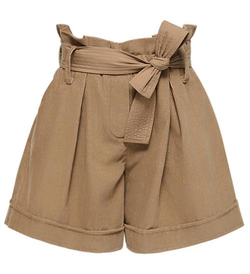 Moncler Shorts - Fløjl - Brun