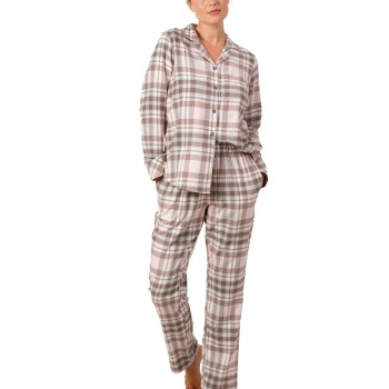 Trofé Trofe Flannel Pyjama Brun bomuld XX-Large Dame
