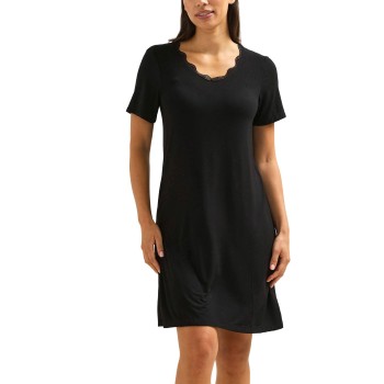 Trofé Trofe Viscose Nightdress Sort viskose XX-Large Dame