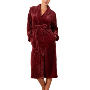 Trofé Trofe Zig Zag Robe Vinrød  polyester X-Large Dame