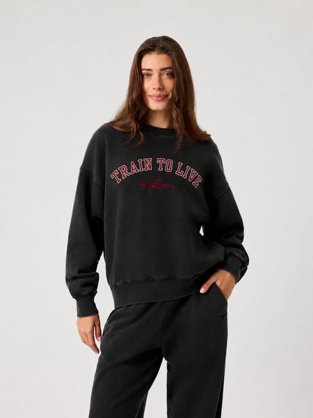 Björn Borg Studio Oversized Sweatshirt Sort, S