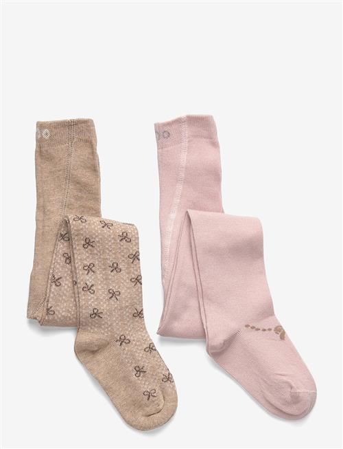 Minymo | Stockings W. Pattern (2-Pack) | 80\86