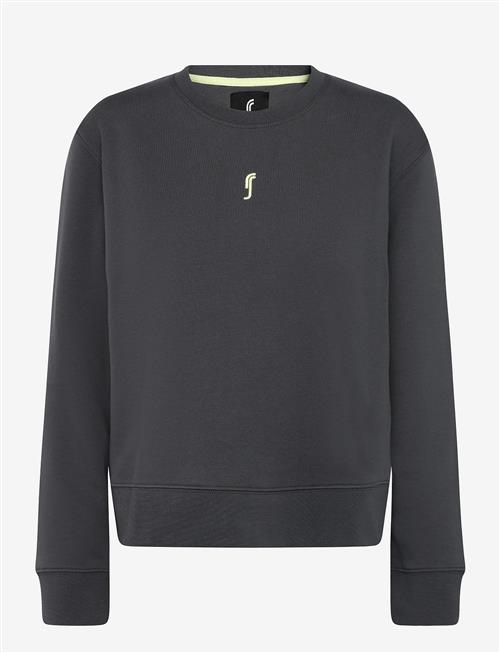 RS Sports | Women's Paris Sweatshirt (Deep Grey/Ace Yellow,L,St) | M