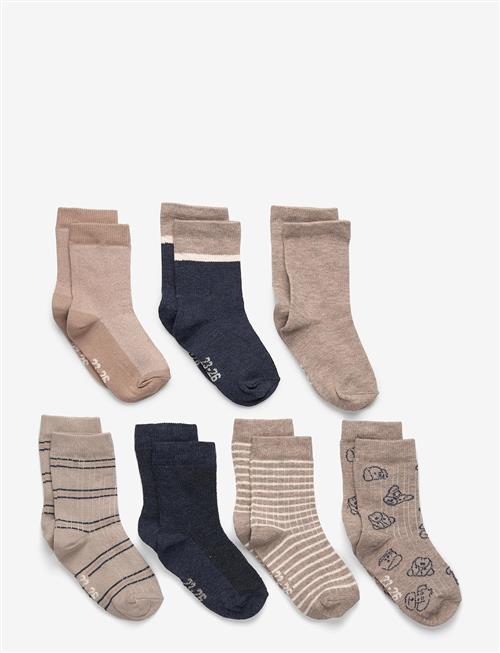 Minymo | Socks W.pattern (7-Pack ) | 15\18