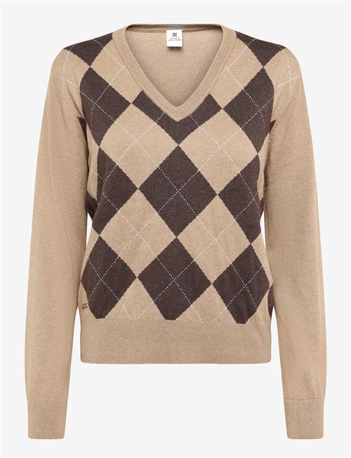 Daily Sports | Argyle V-Neck Pullover | XXL