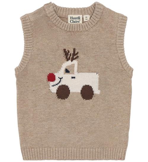 Hust and Claire Vest - Strik - HCPerry - Reindeer - Biscuit