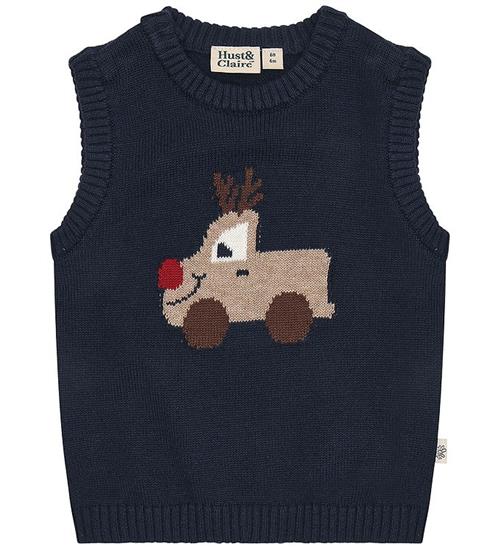 Hust and Claire Vest - Strik - HCPerry - Reindeer - More Navy