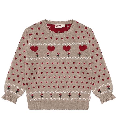 Hust and Claire Bluse - Strik - HCPippa - Biscuit