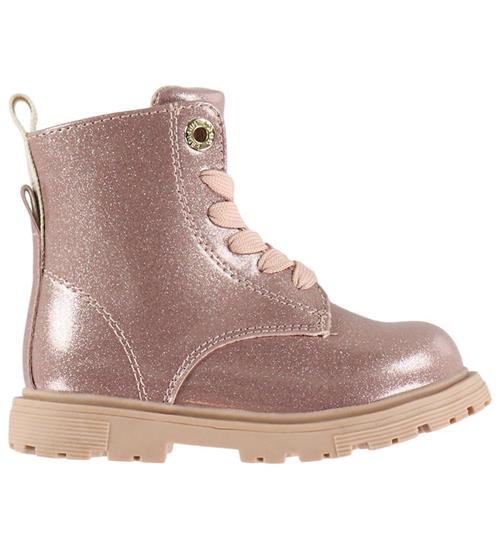 Tommy Hilfiger Støvler - Pink m. Glimmer