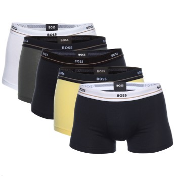 BOSS 10P Jersey Quality Cotton Mix Solid Cotton Trunks Flerfarvet-2 bomuld Large Herre