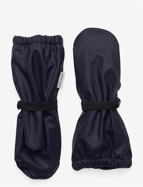 mikk-line | Pu Rain Mittens W. Fleece | 122/128