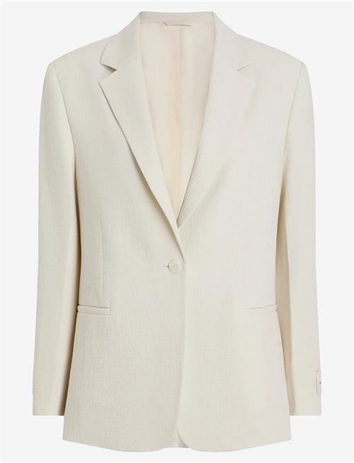 Calvin Klein | Soft Seersucker Blazer | 34